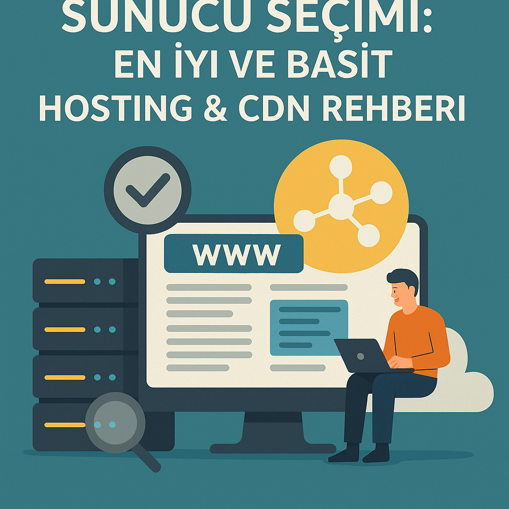 Generate a high-quality, relevant image prompt for an article about: Sunucu Seçimi: En İyi ve Basi