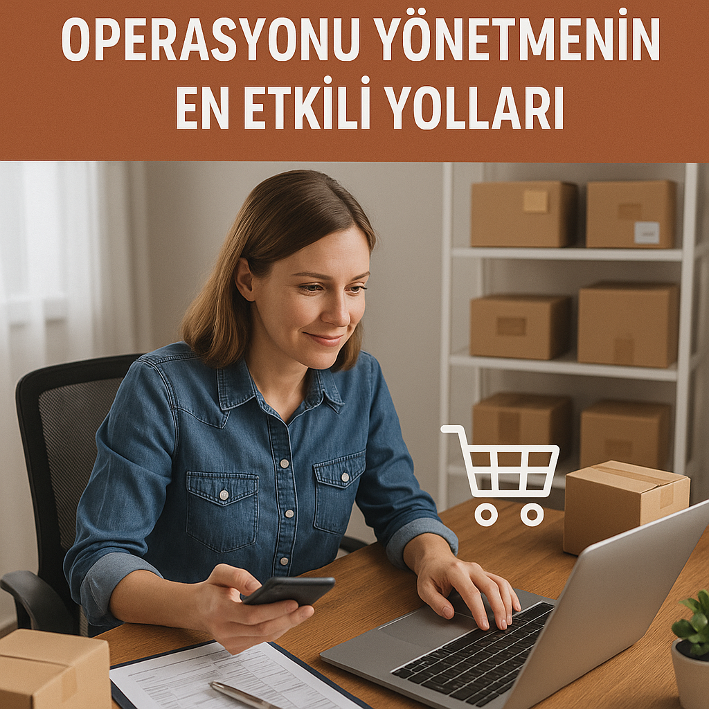Generate a high-quality, relevant image prompt for an article about: Tek Kişilik E-Ticaret Operasyo