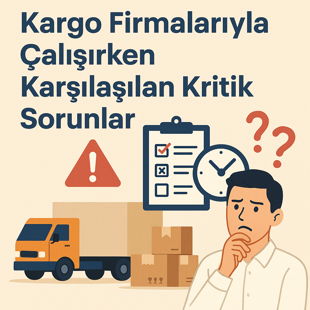 Generate a high-quality, relevant image prompt for an article about: Kargo Firmalarıyla Çalışır