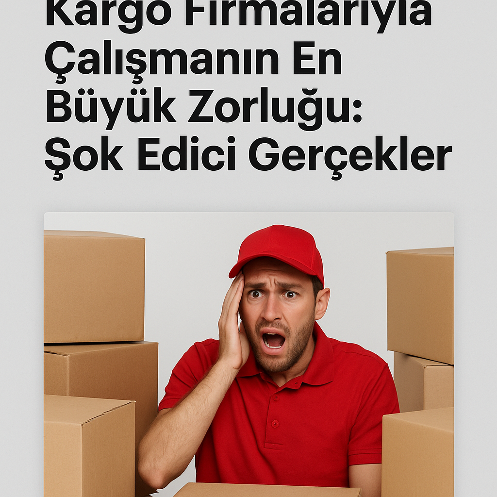 Generate a high-quality, relevant image prompt for an article about: Kargo Firmalarıyla Çalışman